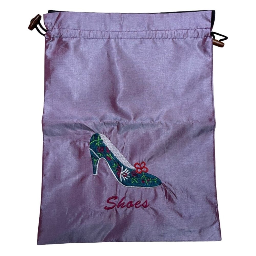 Drawstring shoe bag Jewelry bag 4 1/2" x‎ 10"